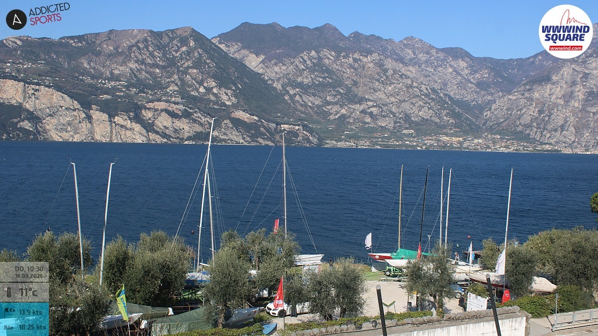 Archiv Foto Webcam Gardasee - Malcesine