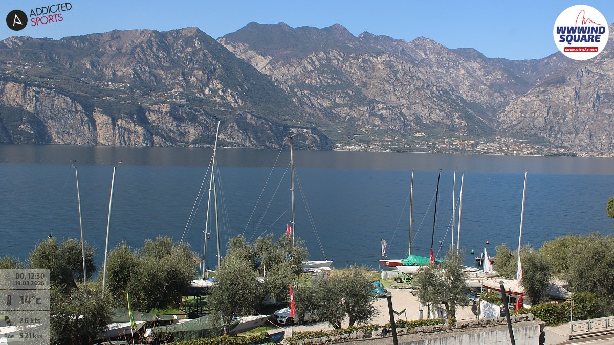 Archiv Foto Webcam Gardasee - Malcesine