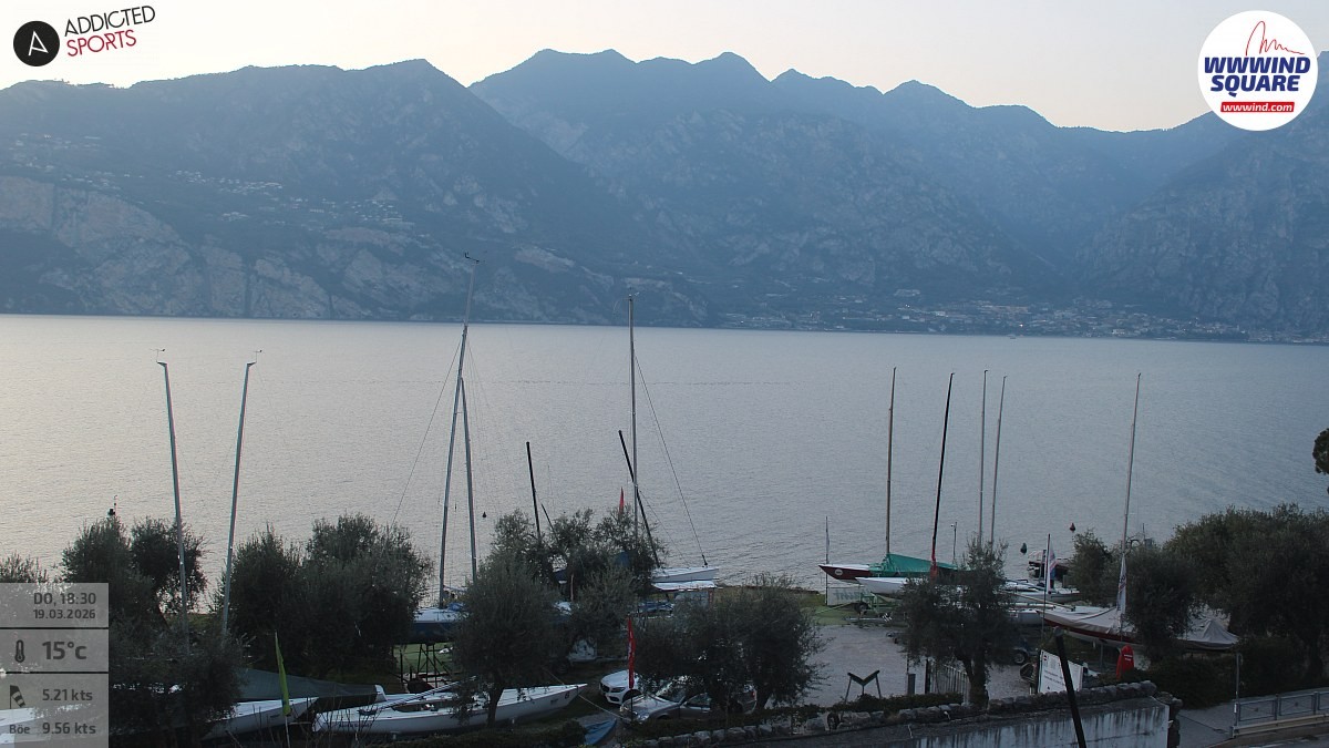 Archiv Foto Webcam Gardasee - Malcesine