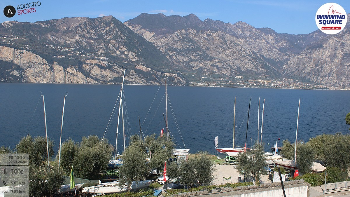 Archiv Foto Webcam Gardasee - Malcesine