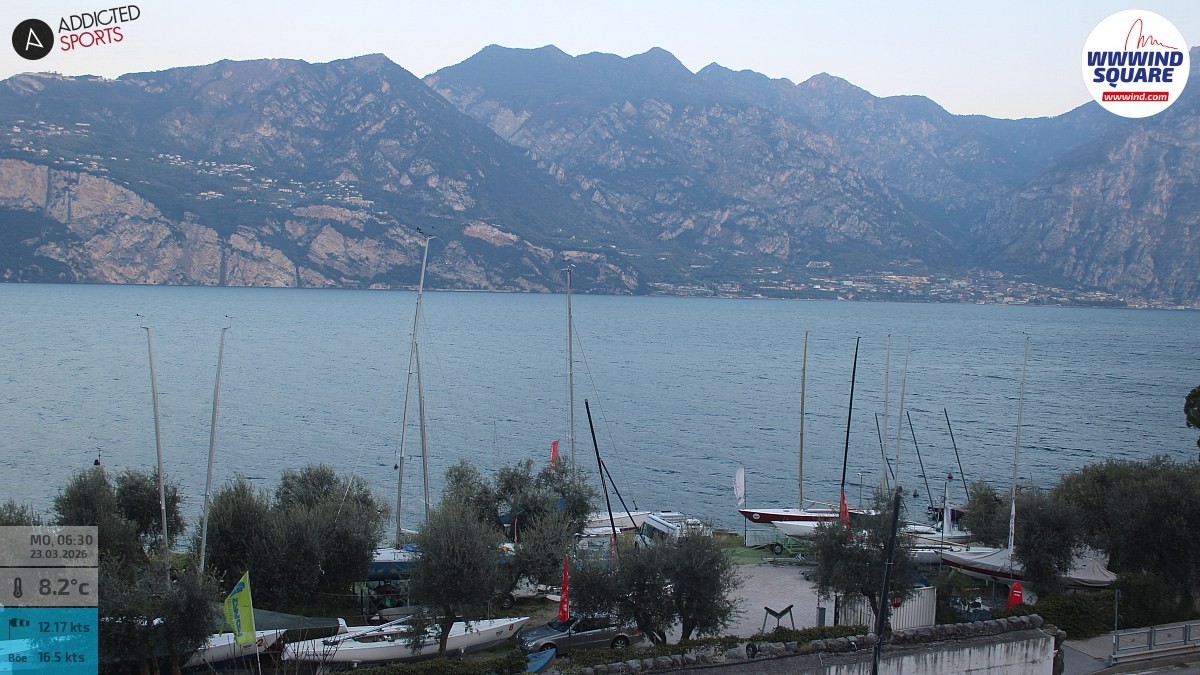 Archiv Foto Webcam Gardasee - Malcesine