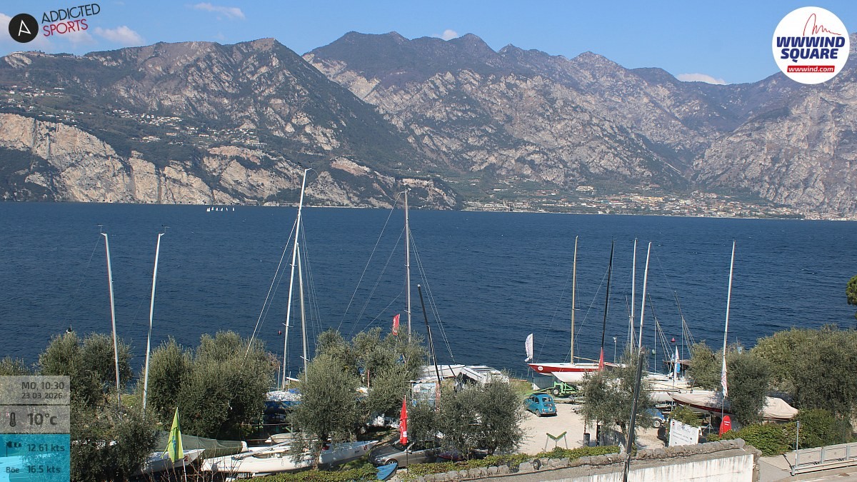 Archiv Foto Webcam Gardasee - Malcesine