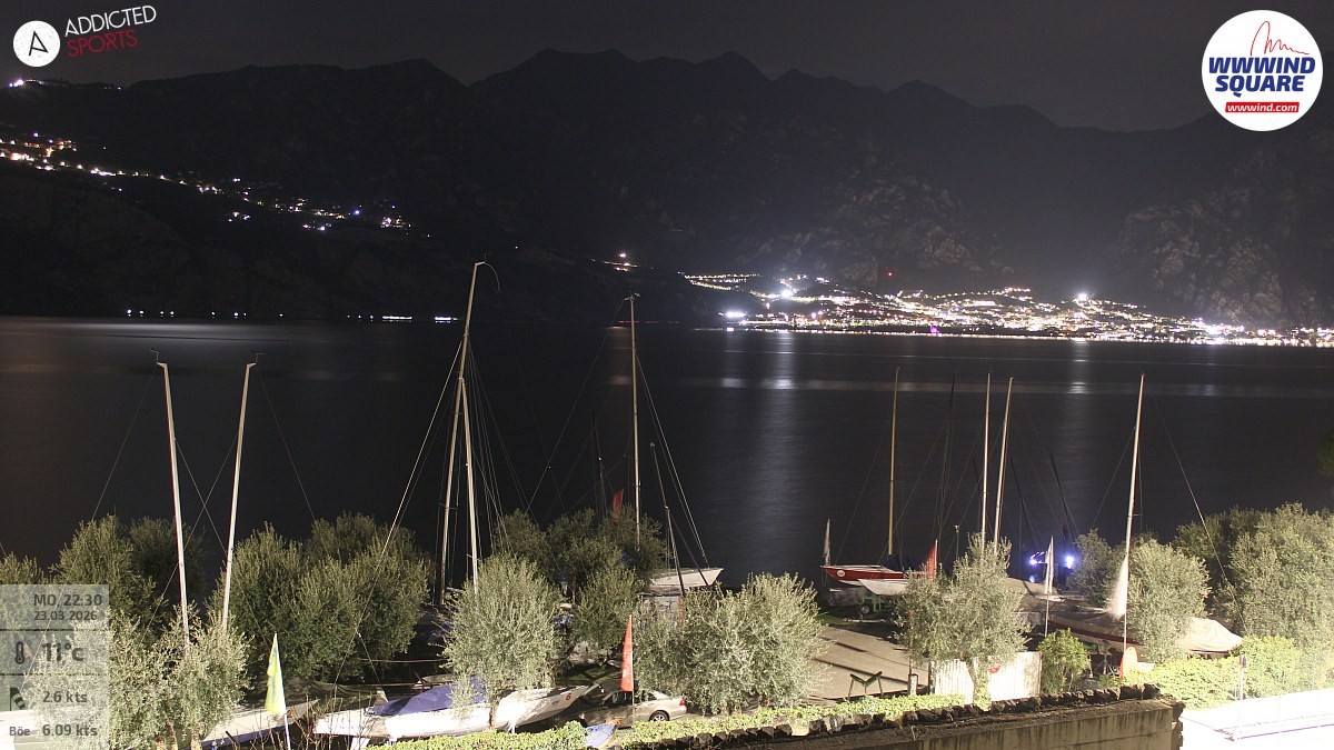 Archiv Foto Webcam Gardasee - Malcesine