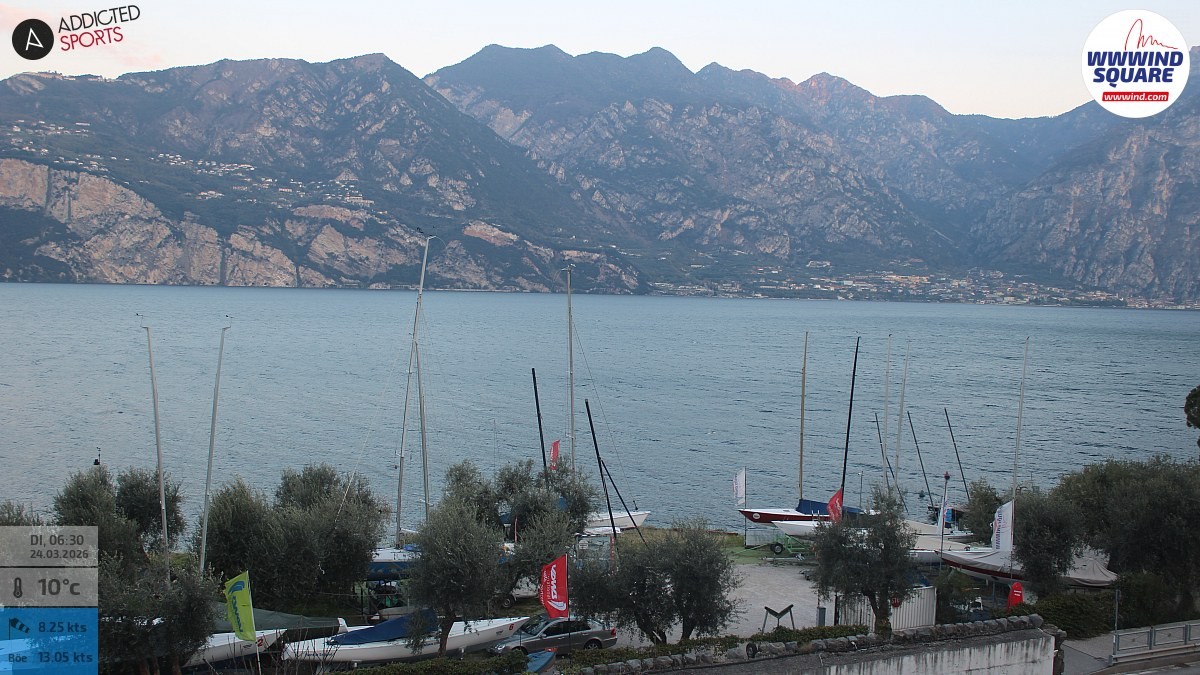 Archived image Webcam Lake Garda - Malcesine