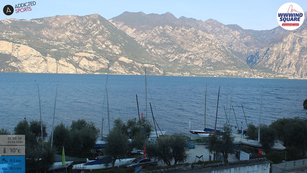 Archived image Webcam Lake Garda - Malcesine