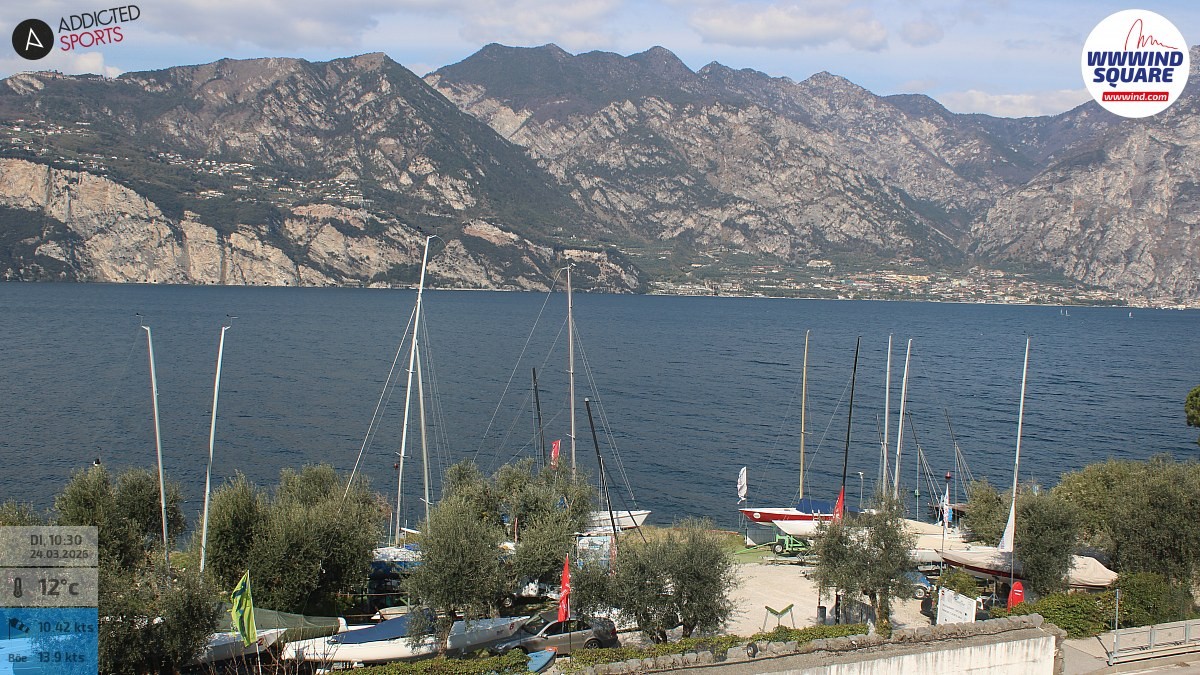 Archived image Webcam Lake Garda - Malcesine