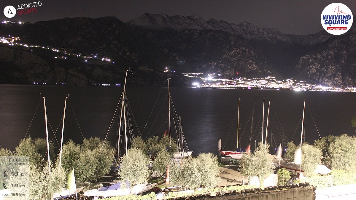 Archiv Foto Webcam Gardasee - Malcesine