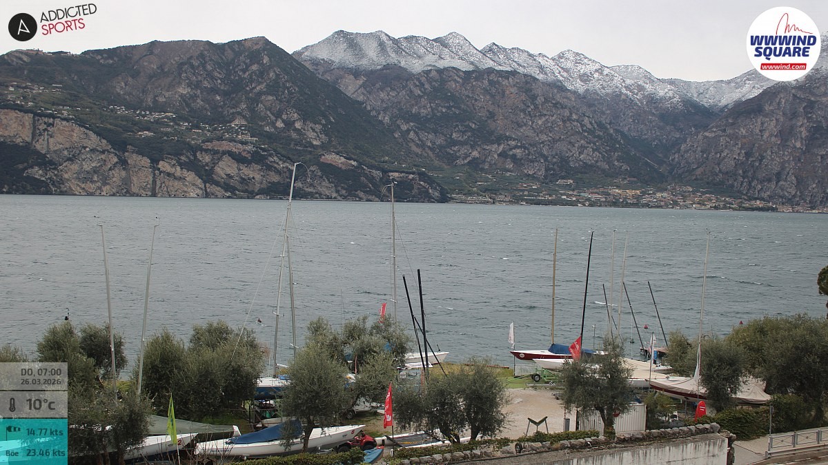 Archiv Foto Webcam Gardasee - Malcesine