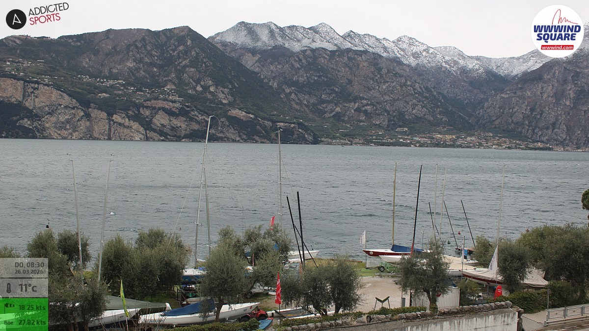 Archiv Foto Webcam Gardasee - Malcesine