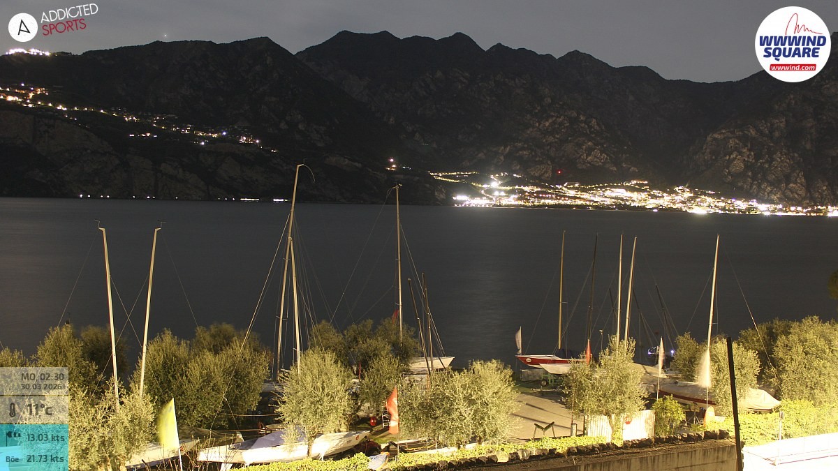 Archiv Foto Webcam Gardasee - Malcesine