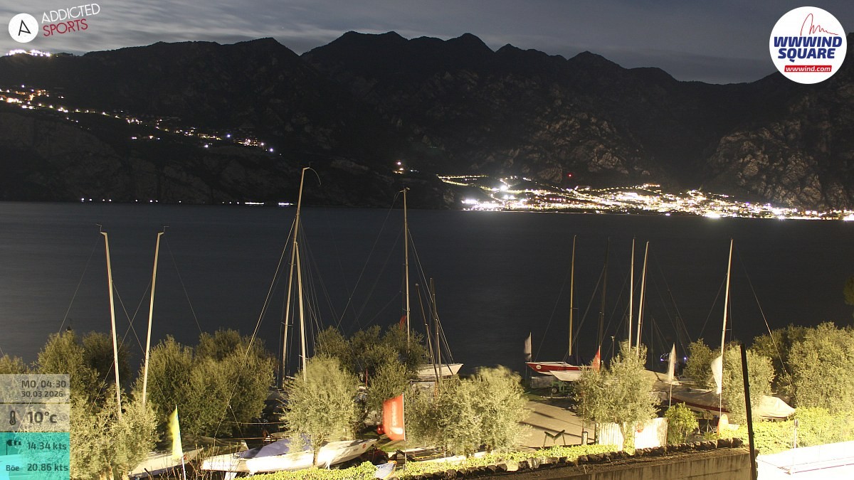Archiv Foto Webcam Gardasee - Malcesine