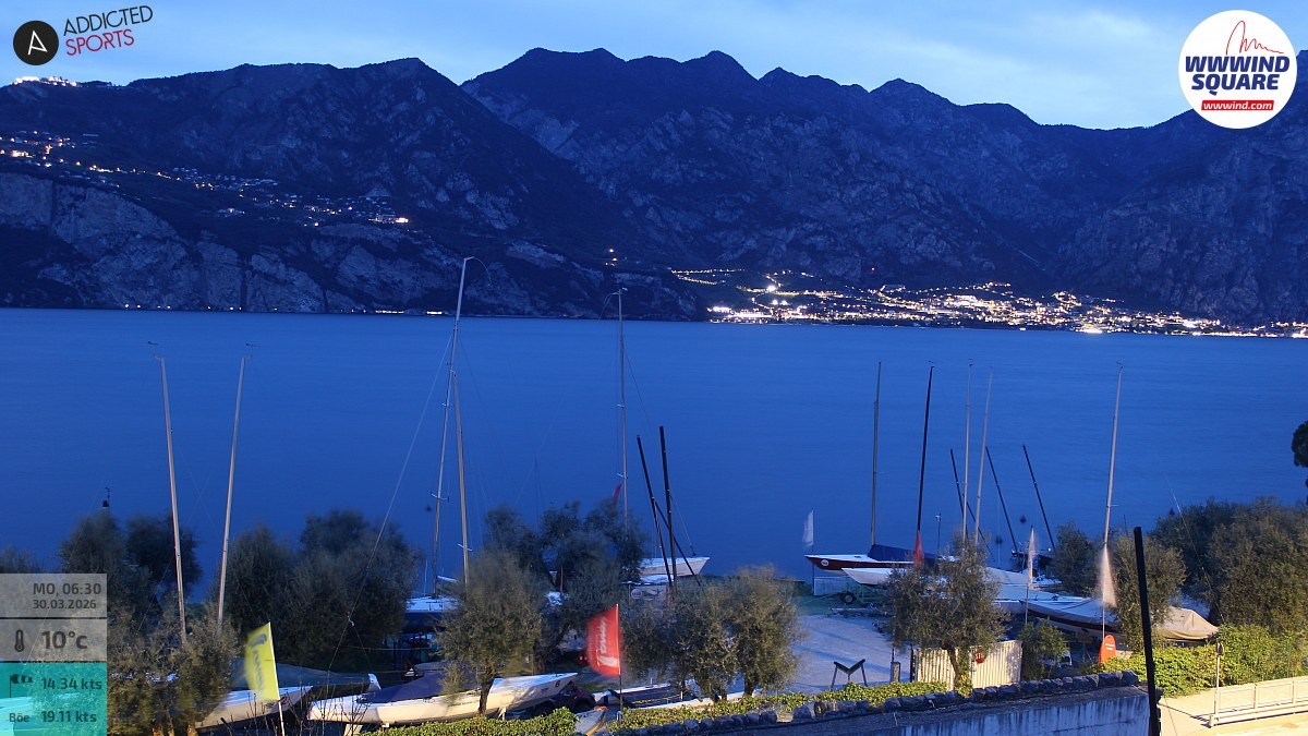 Archiv Foto Webcam Gardasee - Malcesine