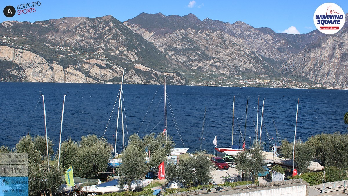 Archiv Foto Webcam Gardasee - Malcesine