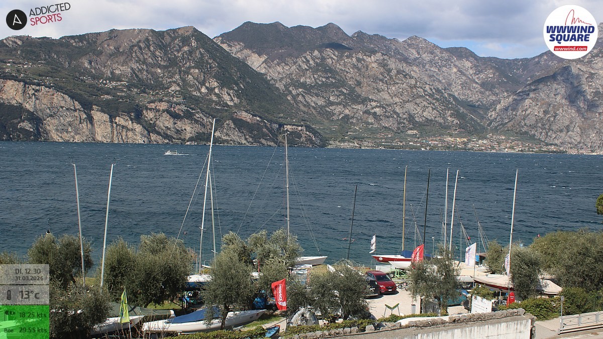 Archiv Foto Webcam Gardasee - Malcesine