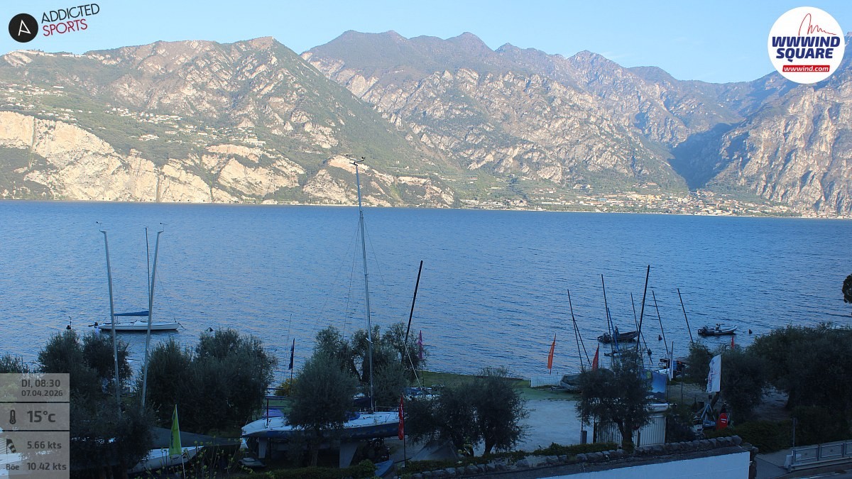 Archived image Webcam Lake Garda - Malcesine