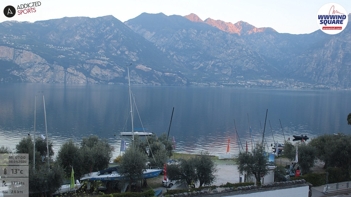 Archiv Foto Webcam Gardasee - Malcesine