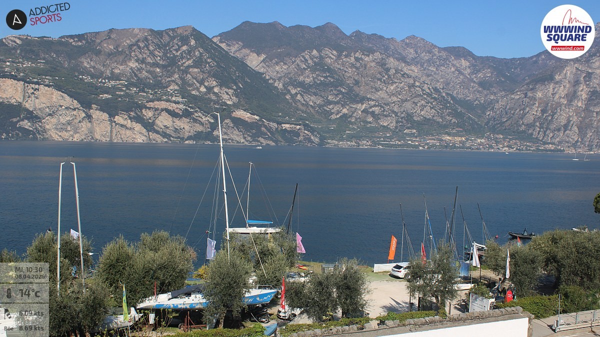 Archiv Foto Webcam Gardasee - Malcesine