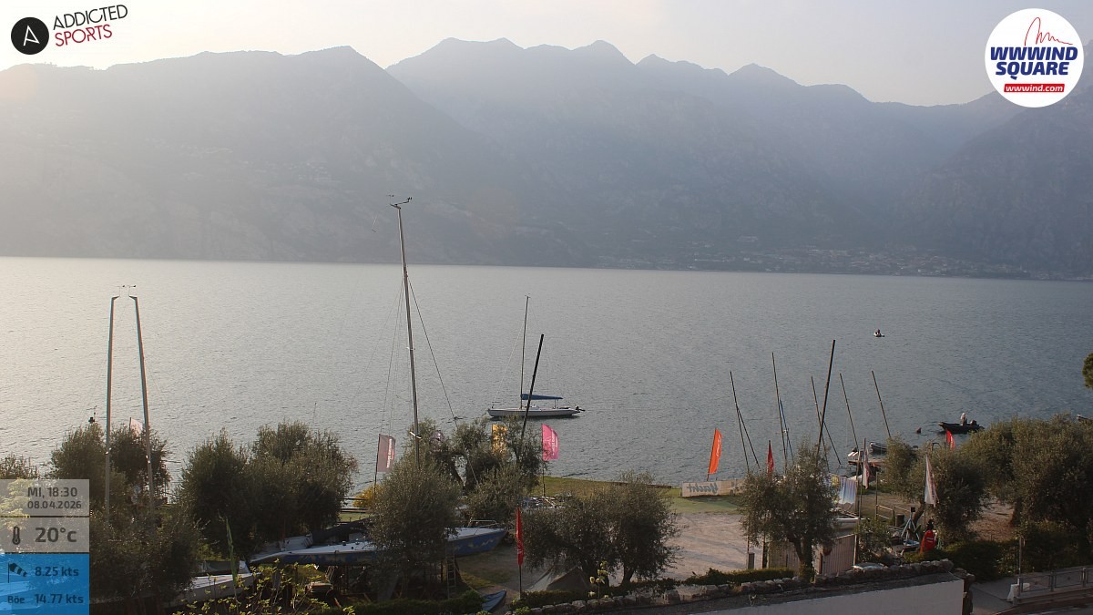 Archiv Foto Webcam Gardasee - Malcesine