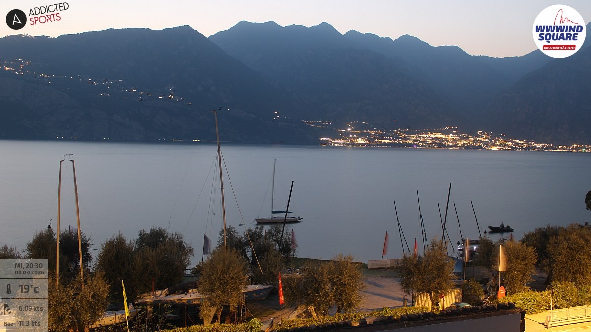 Archiv Foto Webcam Gardasee - Malcesine