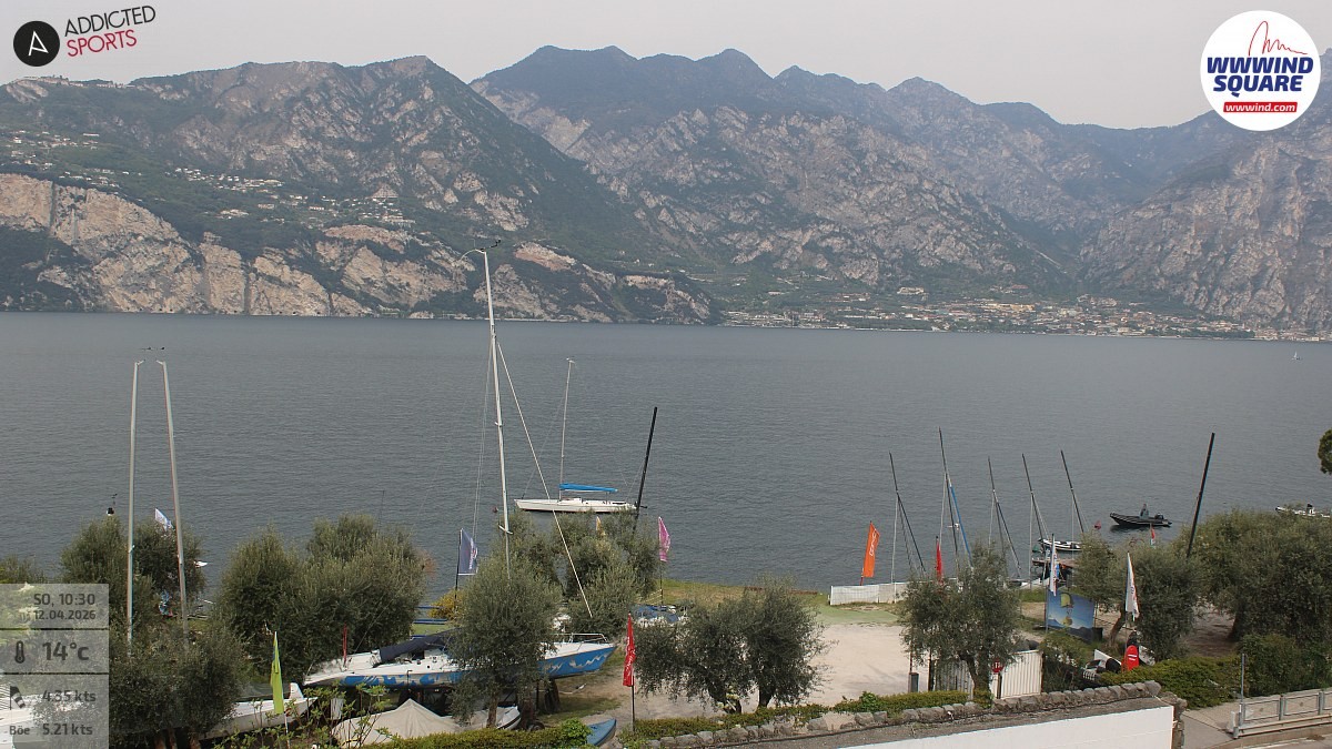 Archiv Foto Webcam Gardasee - Malcesine