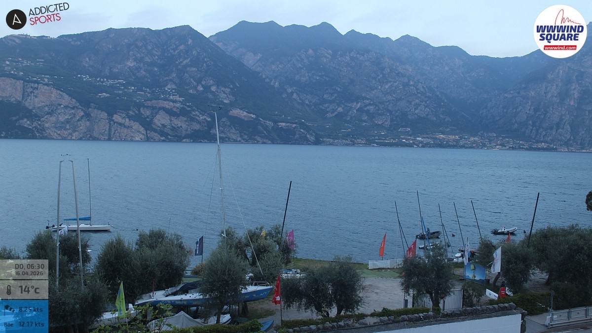 Archiv Foto Webcam Gardasee - Malcesine
