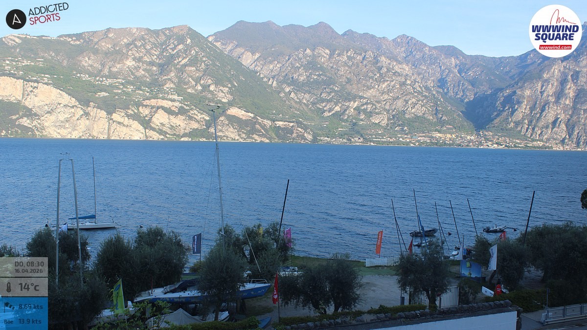 Archiv Foto Webcam Gardasee - Malcesine