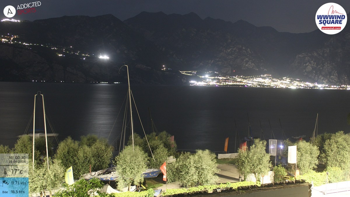 Archiv Foto Webcam Gardasee - Malcesine