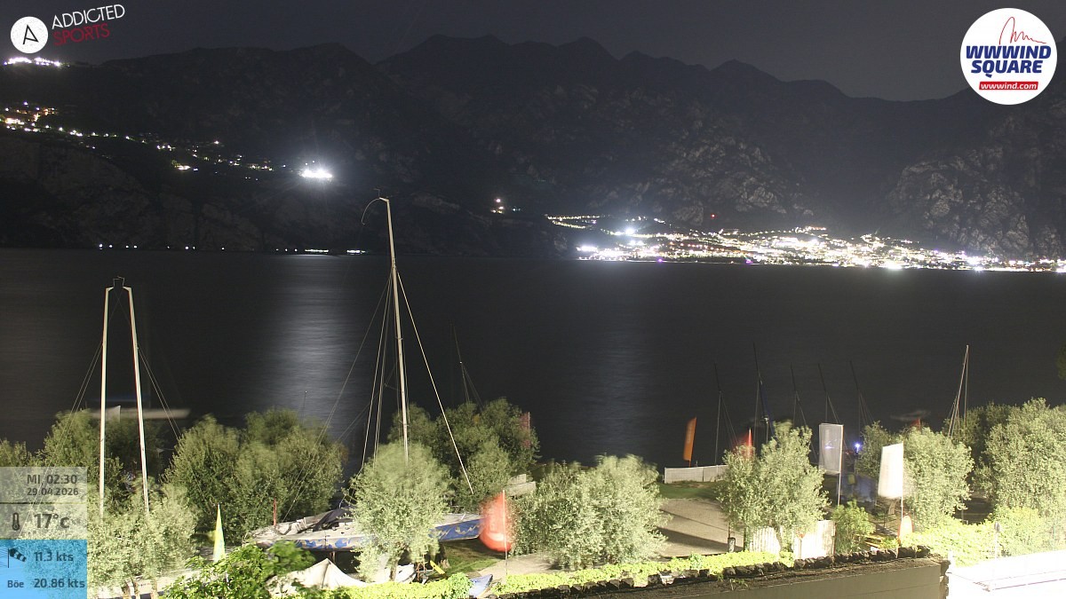 Archiv Foto Webcam Gardasee - Malcesine