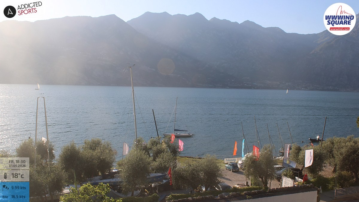 Archiv Foto Webcam Gardasee - Malcesine