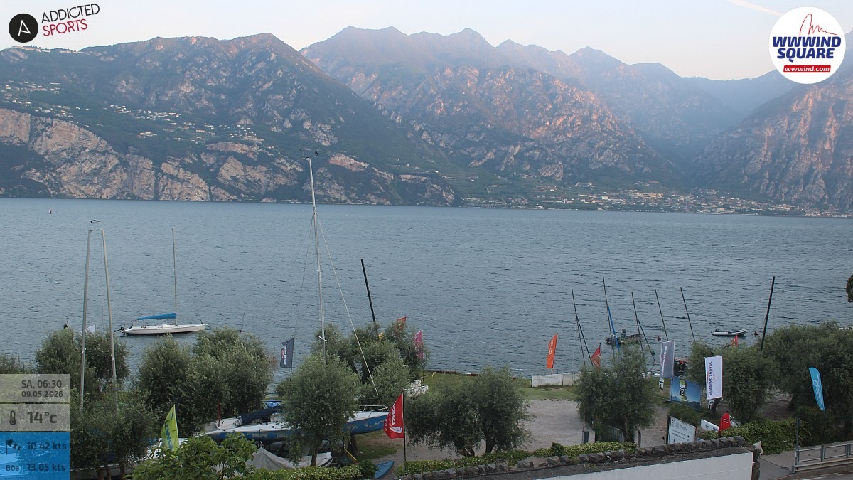 Archived image Webcam Lake Garda - Malcesine