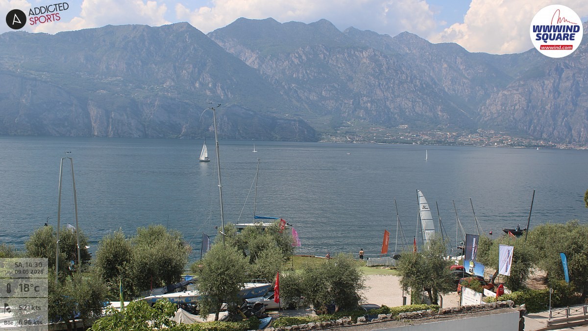 Archiv Foto Webcam Gardasee - Malcesine