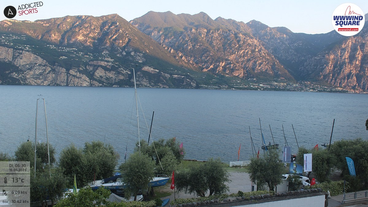 Archiv Foto Webcam Gardasee - Malcesine