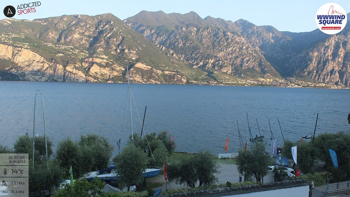 Archiv Foto Webcam Gardasee - Malcesine
