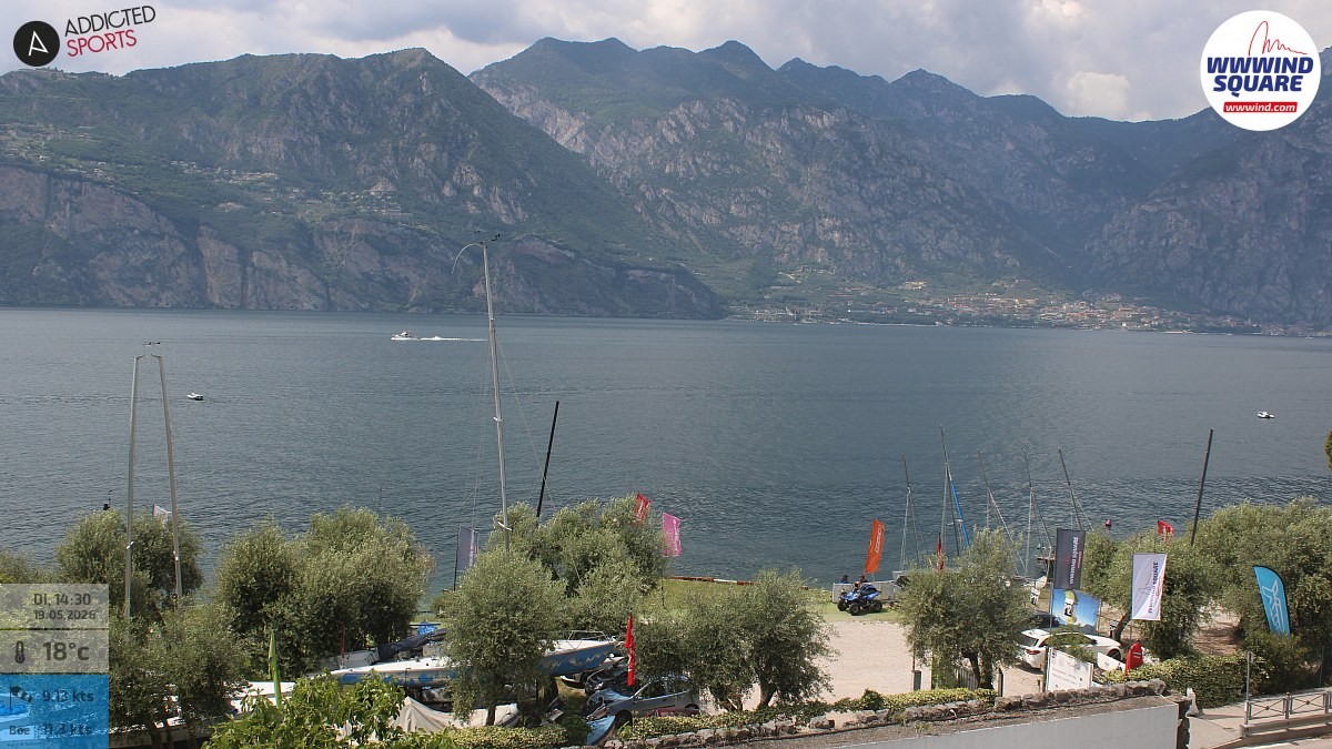 Archiv Foto Webcam Gardasee - Malcesine