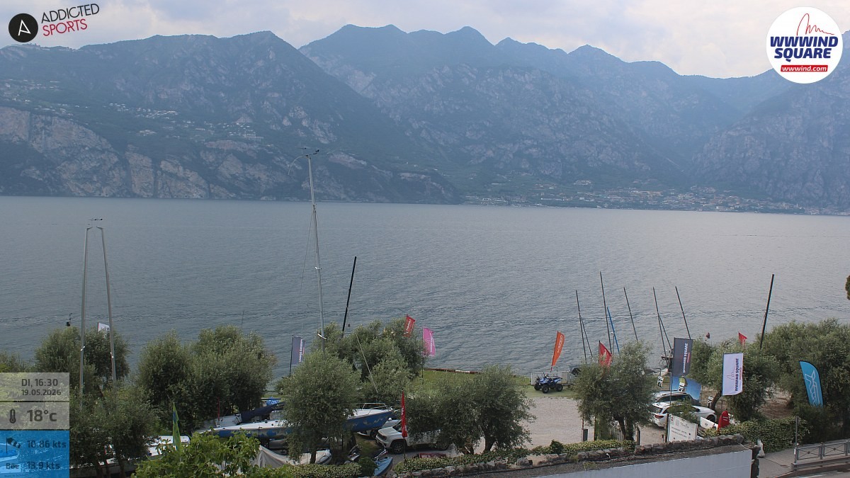 Archiv Foto Webcam Gardasee - Malcesine