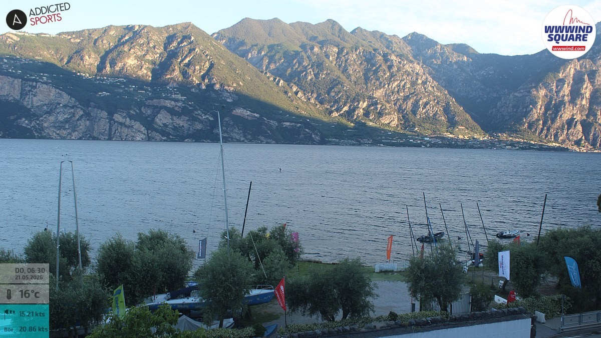 Archiv Foto Webcam Gardasee - Malcesine