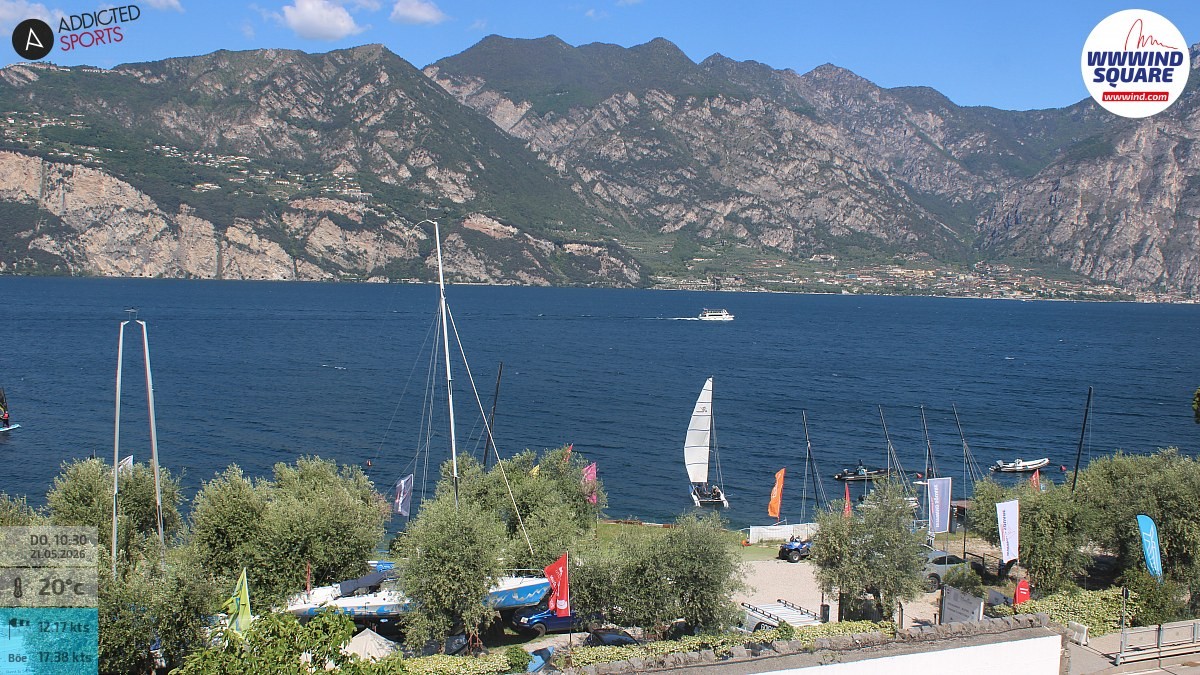 Archiv Foto Webcam Gardasee - Malcesine
