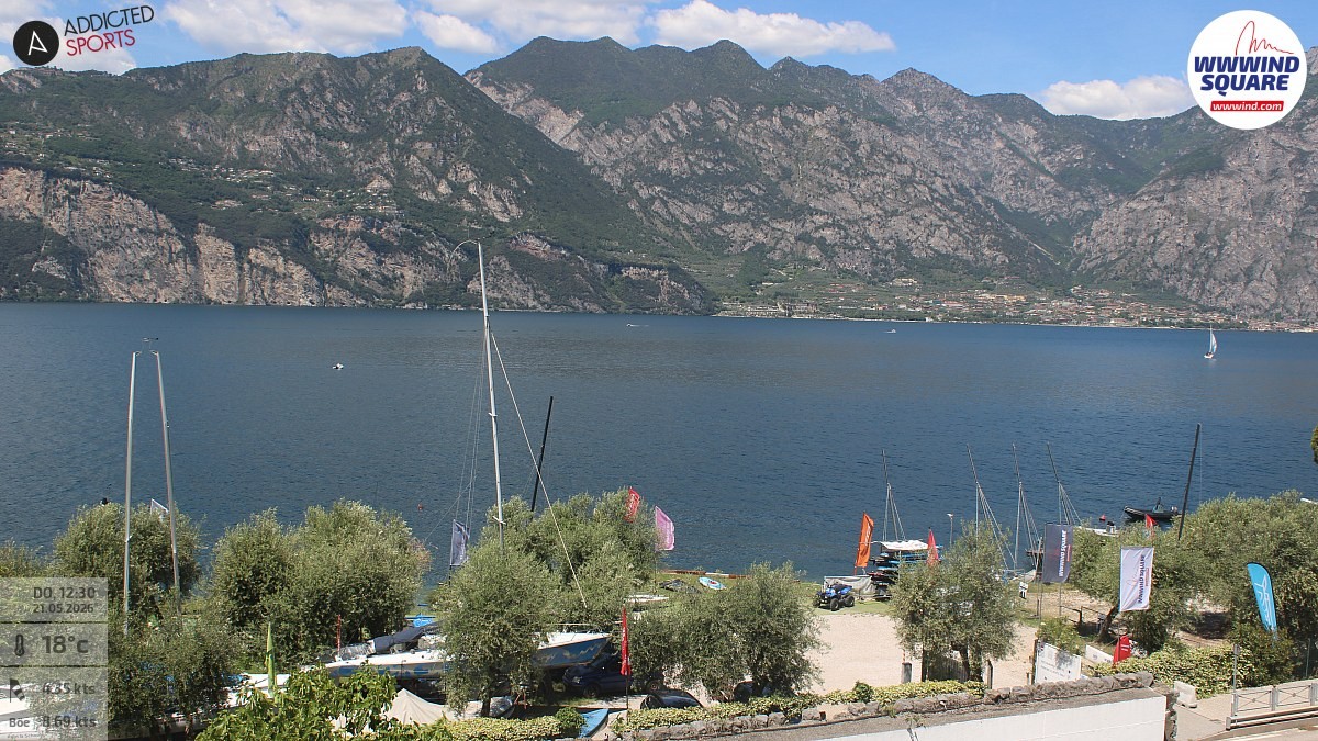 Archiv Foto Webcam Gardasee - Malcesine