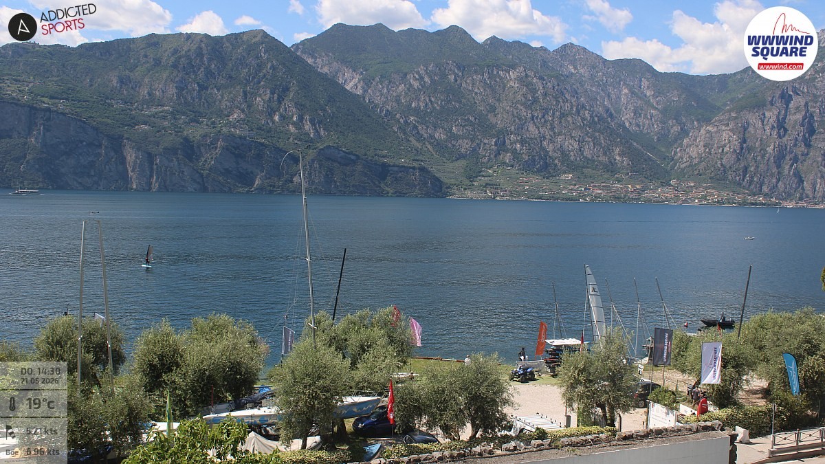 Archiv Foto Webcam Gardasee - Malcesine