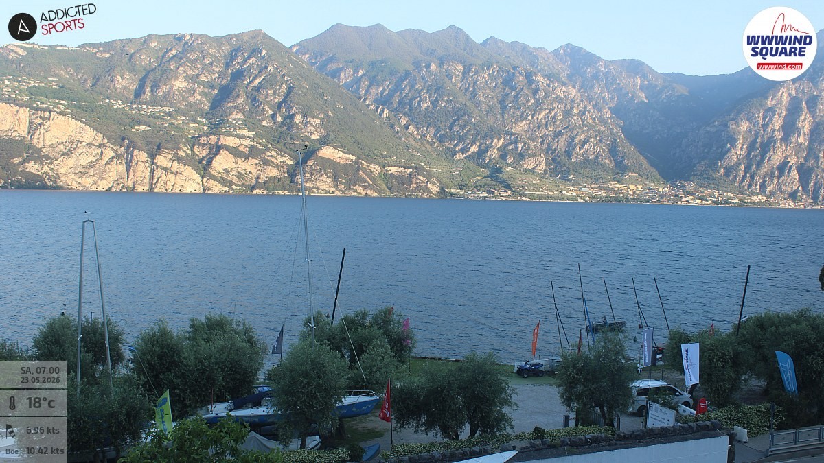 Archiv Foto Webcam Gardasee - Malcesine