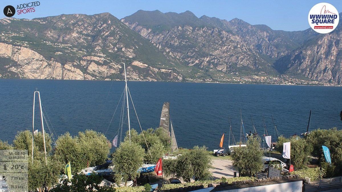 Archiv Foto Webcam Gardasee - Malcesine