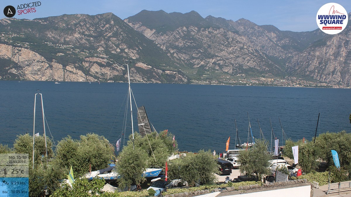 Archiv Foto Webcam Gardasee - Malcesine