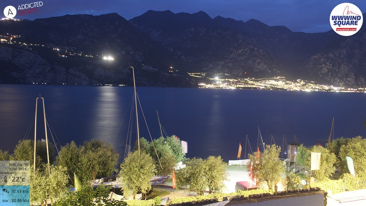 Archiv Foto Webcam Gardasee - Malcesine