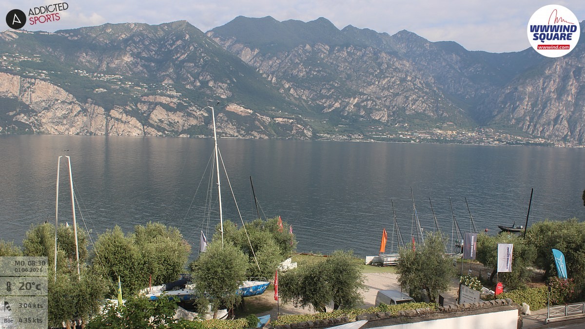 Archiv Foto Webcam Gardasee - Malcesine