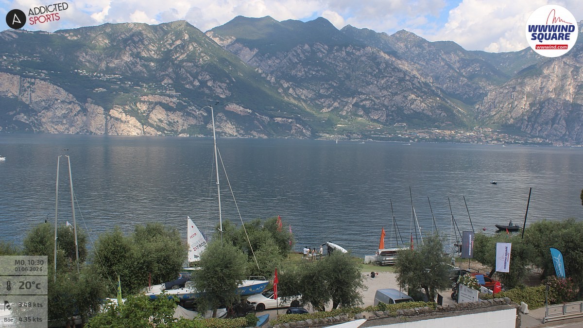 Archived image Webcam Lake Garda - Malcesine