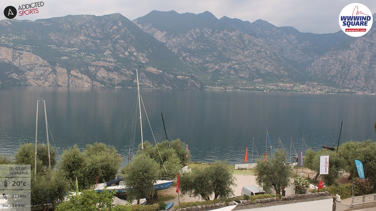 Archiv Foto Webcam Gardasee - Malcesine