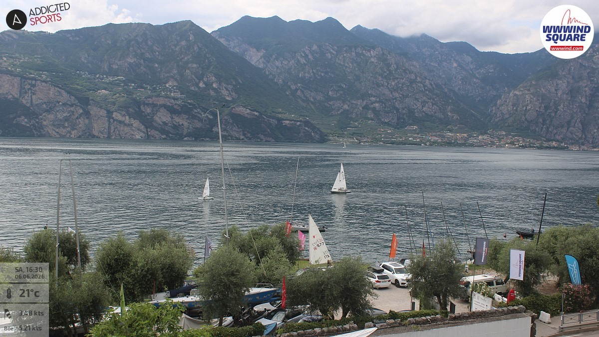 Archiv Foto Webcam Gardasee - Malcesine