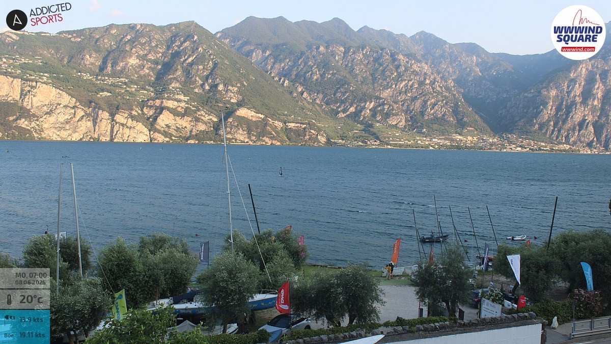 Archived image Webcam Lake Garda - Malcesine
