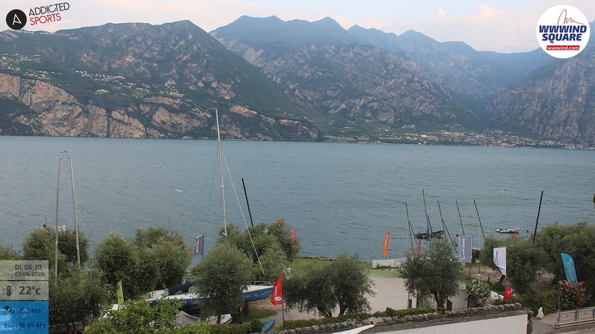 Archiv Foto Webcam Gardasee - Malcesine