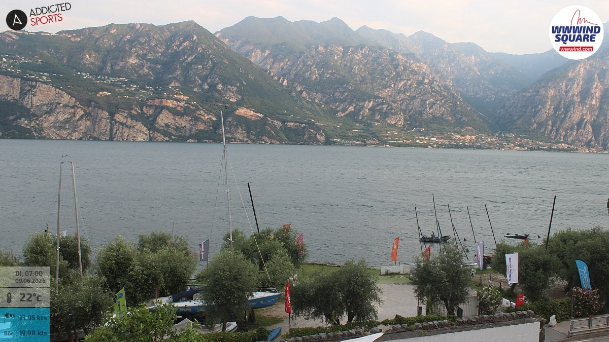Archiv Foto Webcam Gardasee - Malcesine